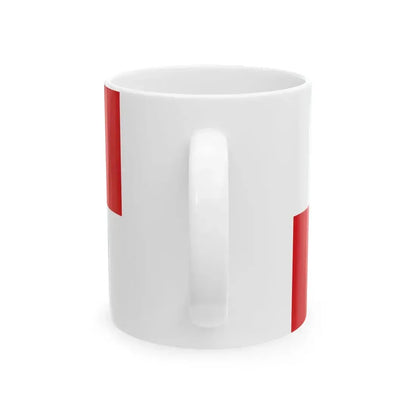 Flagge Hattersheim am Main (Germany) White Coffee Mug - Go Mug Yourself
