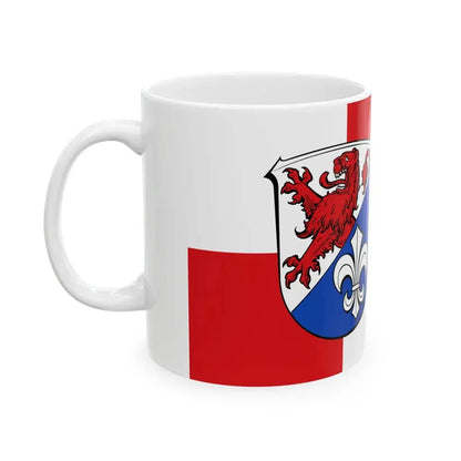 Flagge Hattersheim am Main (Germany) White Coffee Mug - Go Mug Yourself