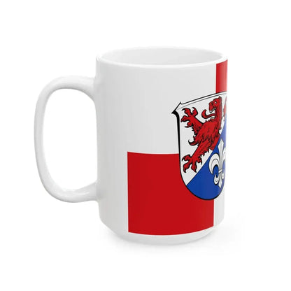 Flagge Hattersheim am Main (Germany) White Coffee Mug - Go Mug Yourself