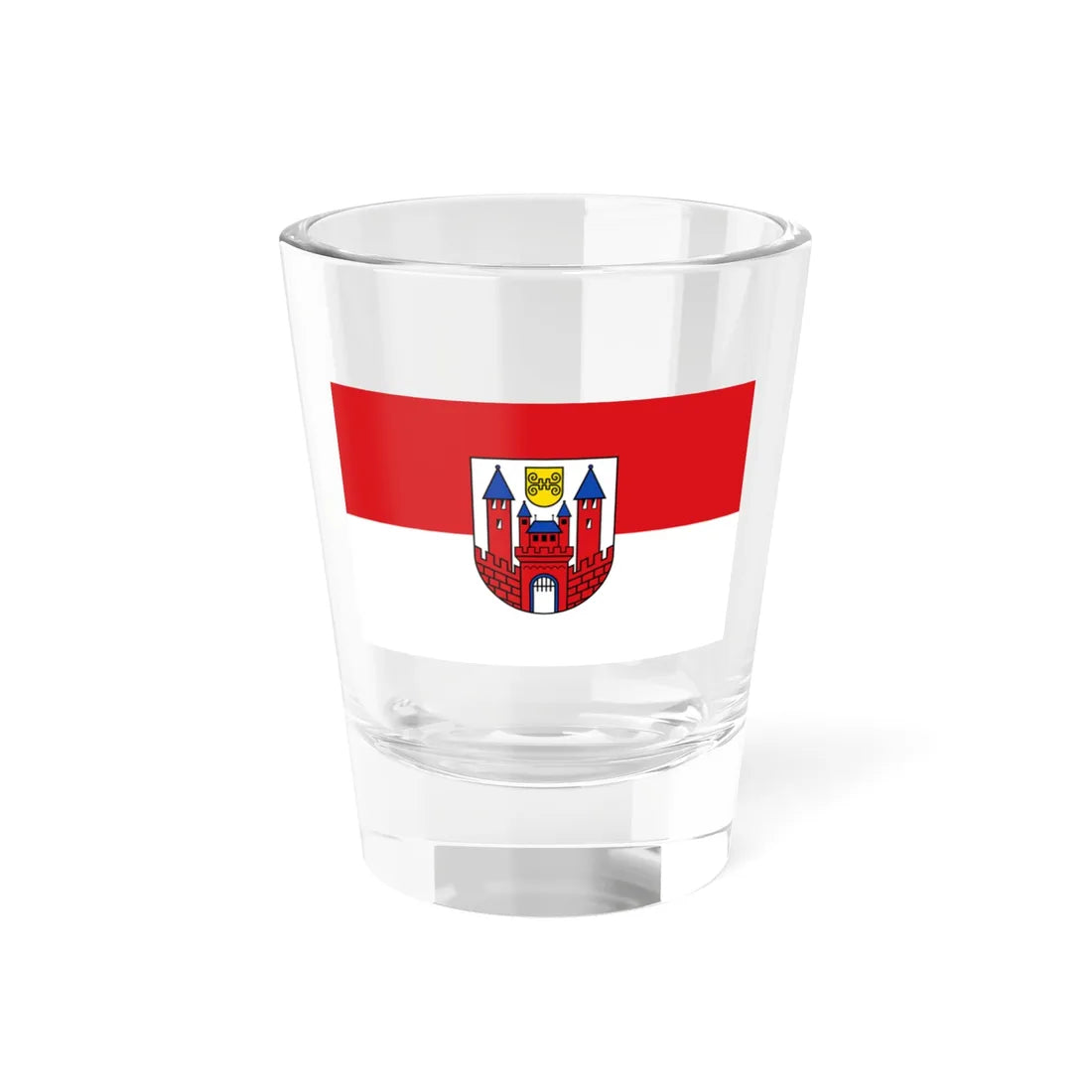 Flagge Hatzfeld Eder (Germany) Shot Glass 1.5oz 1.5oz - Go Mug Yourself