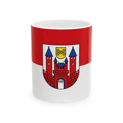 Flagge Hatzfeld Eder (Germany) White Coffee Mug 11oz - Go Mug Yourself