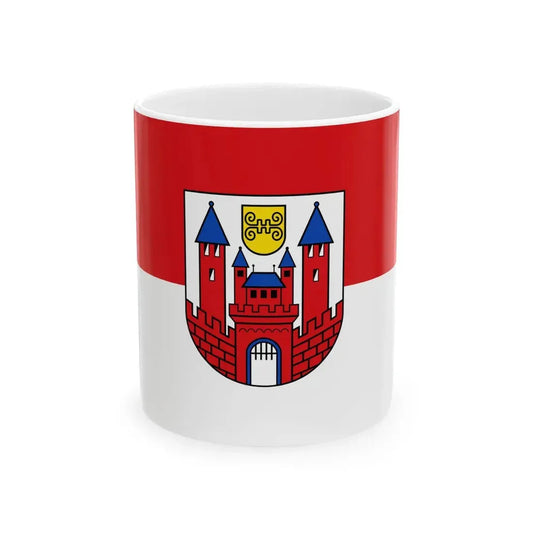 Flagge Hatzfeld Eder (Germany) White Coffee Mug 11oz - Go Mug Yourself