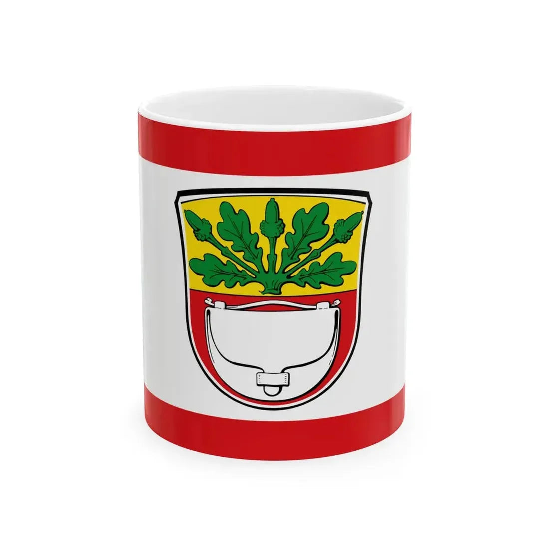 Flagge Hausen Obertshausen (Germany) White Coffee Mug 11oz - Go Mug Yourself