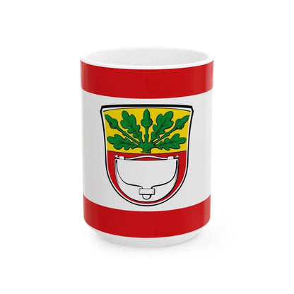 Flagge Hausen Obertshausen (Germany) White Coffee Mug 15oz - Go Mug Yourself