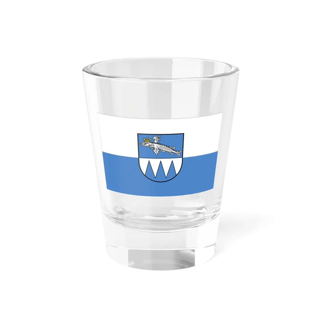 Flagge Hechthausen (Germany) Shot Glass 1.5oz 1.5oz - Go Mug Yourself