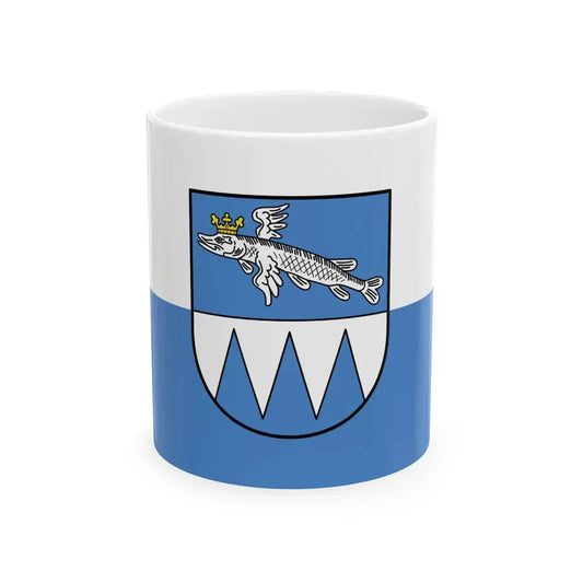 Flagge Hechthausen (Germany) White Coffee Mug 11oz - Go Mug Yourself