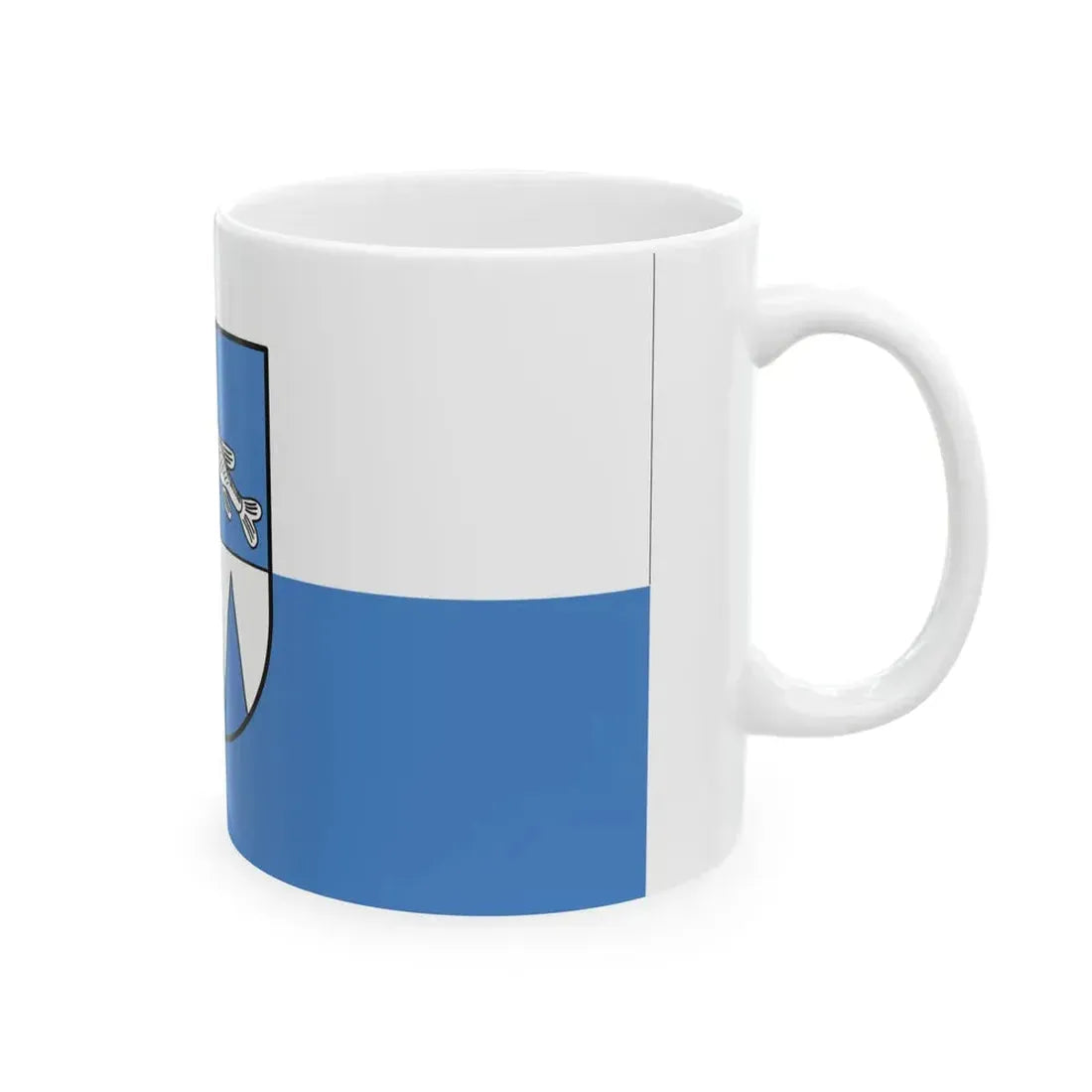 Flagge Hechthausen (Germany) White Coffee Mug - Go Mug Yourself