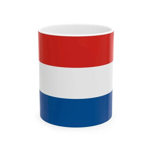 Flagge Heilbronn BW-palette (Germany) White Coffee Mug 11oz - Go Mug Yourself