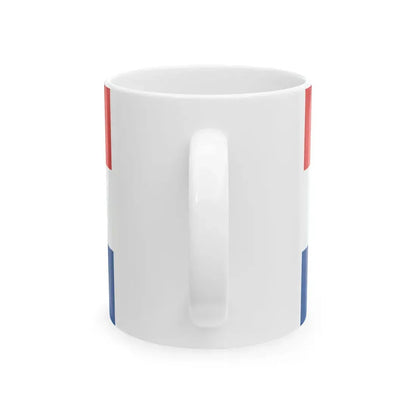 Flagge Heilbronn BW-palette (Germany) White Coffee Mug - Go Mug Yourself