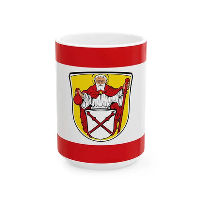 Flagge Herbstein (Germany) White Coffee Mug 15oz - Go Mug Yourself