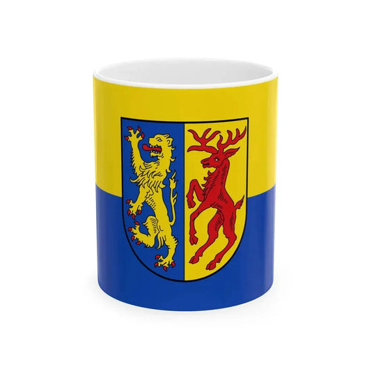 Flagge Herzberg am Harz (Germany) White Coffee Mug 11oz - Go Mug Yourself