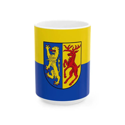 Flagge Herzberg am Harz (Germany) White Coffee Mug 15oz - Go Mug Yourself