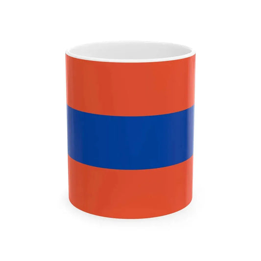 Flagge Herzogtum Nassau 1806-1866 (Germany) White Coffee Mug 11oz - Go Mug Yourself