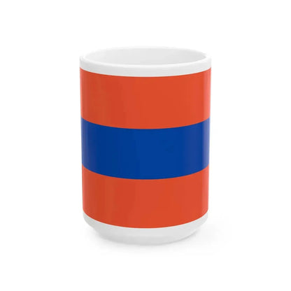 Flagge Herzogtum Nassau 1806-1866 (Germany) White Coffee Mug 15oz - Go Mug Yourself