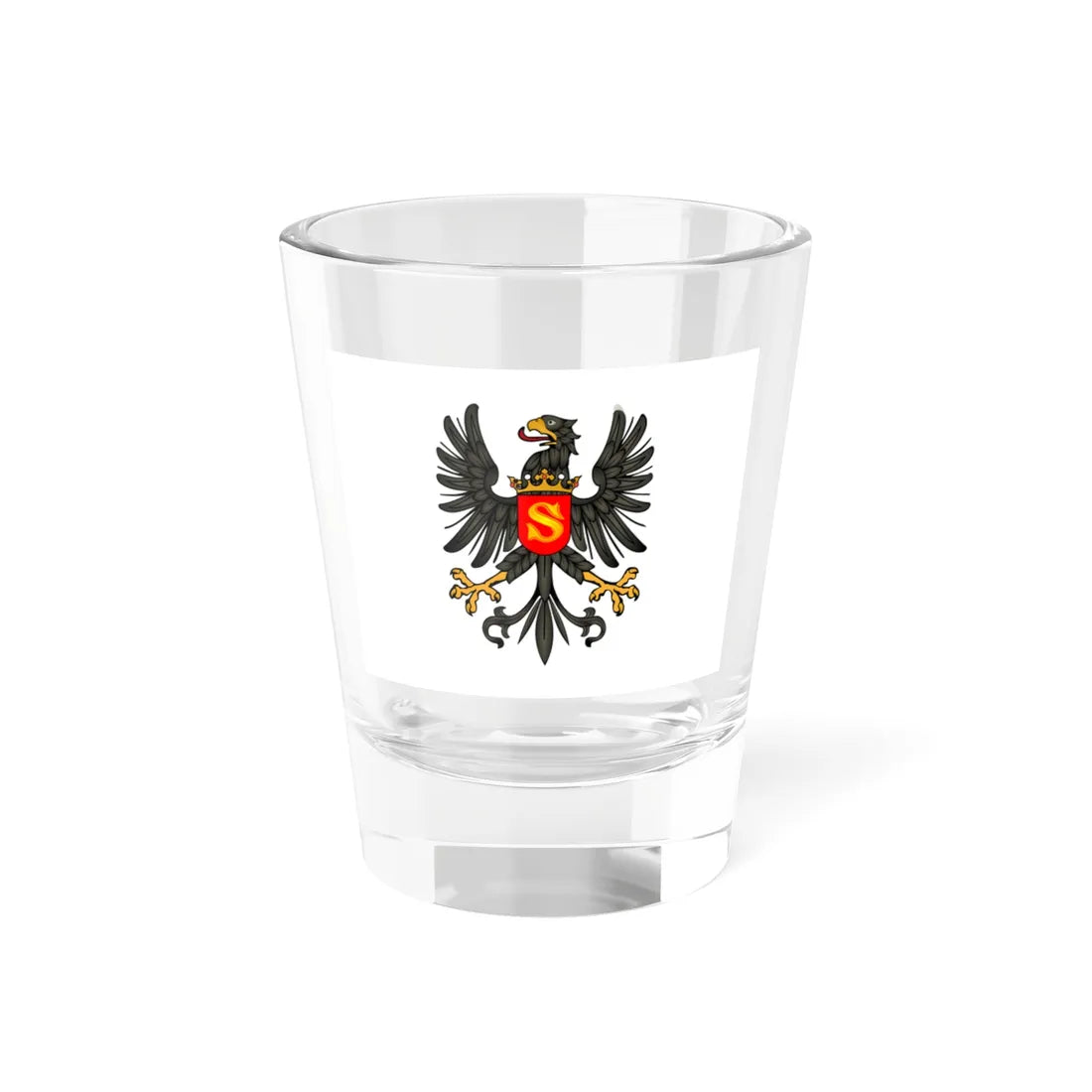 Flagge Herzogtum Preußen (Russia) Shot Glass 1.5oz 1.5oz - Go Mug Yourself