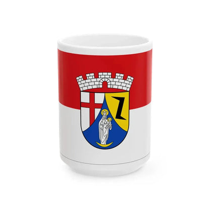 Flagge Hillesheim (Germany) White Coffee Mug 15oz - Go Mug Yourself