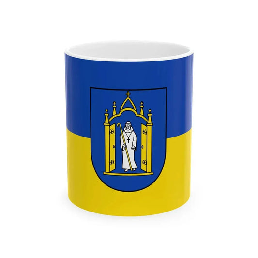 Flagge Himmelpforten (Germany) White Coffee Mug 11oz - Go Mug Yourself