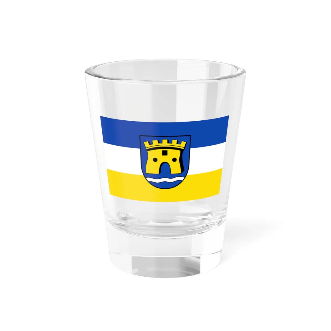 Flagge Hinte (Germany) Shot Glass 1.5oz 1.5oz - Go Mug Yourself