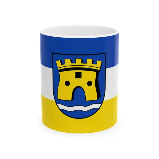 Flagge Hinte (Germany) White Coffee Mug 11oz - Go Mug Yourself