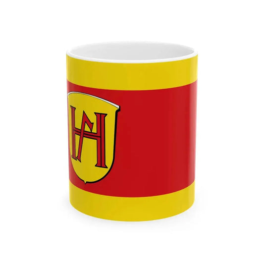 Flagge Hochstadt Maintal (Germany) White Coffee Mug 11oz - Go Mug Yourself