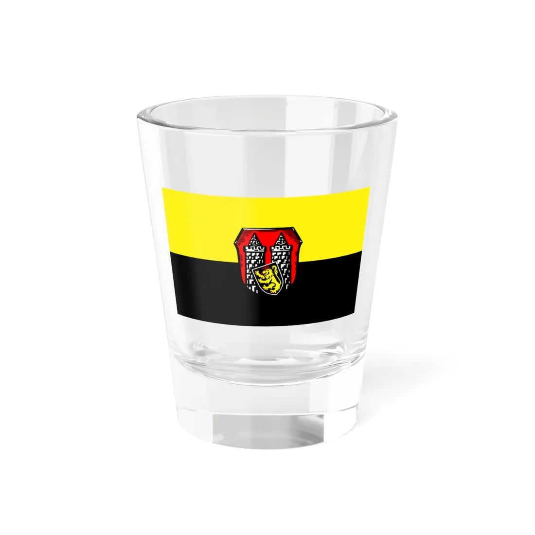 Flagge Hof (Germany) Shot Glass 1.5oz 1.5oz - Go Mug Yourself