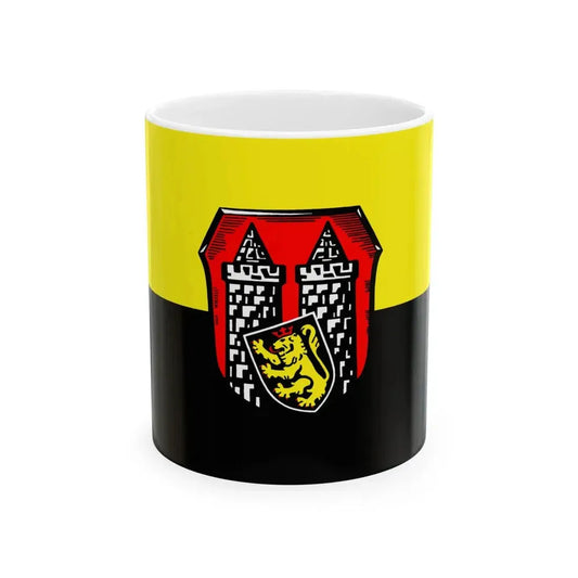 Flagge Hof (Germany) White Coffee Mug 11oz - Go Mug Yourself