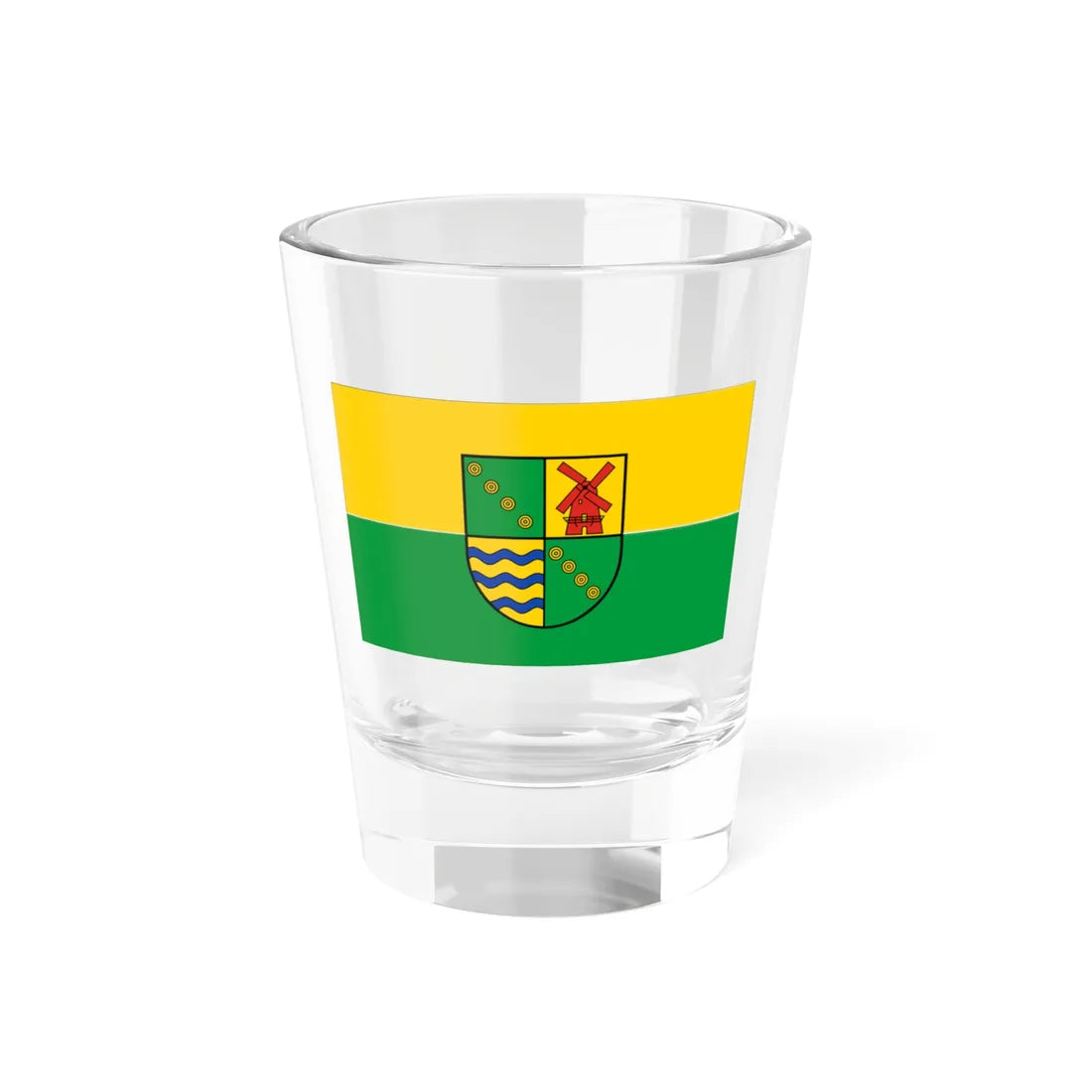 Flagge Holtriem (Germany) Shot Glass 1.5oz 1.5oz - Go Mug Yourself