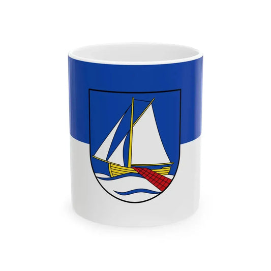 Flagge Hooksiel (Germany) White Coffee Mug 11oz - Go Mug Yourself