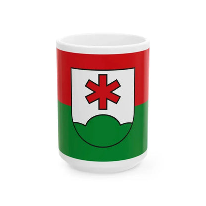 Flagge Ihlienworth (Germany) White Coffee Mug 15oz - Go Mug Yourself
