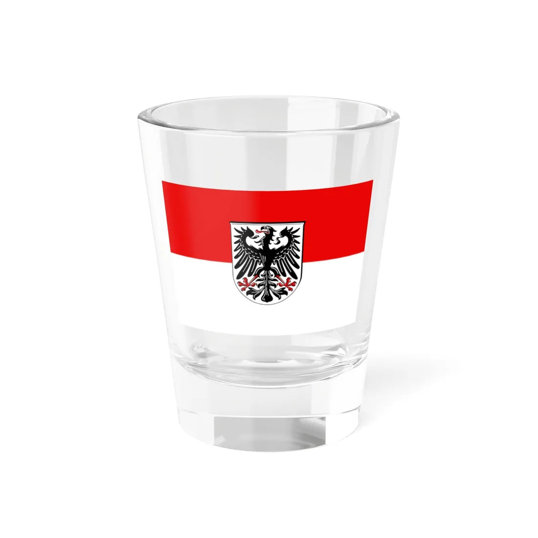 Flagge Ingelheim am Rhein (Germany) Shot Glass 1.5oz 1.5oz - Go Mug Yourself