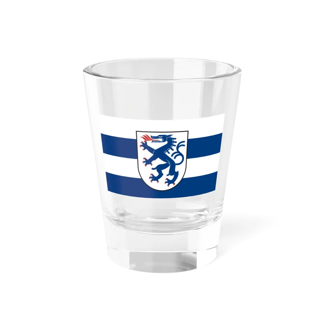 Flagge Ingolstadt (Germany) Shot Glass 1.5oz 1.5oz - Go Mug Yourself