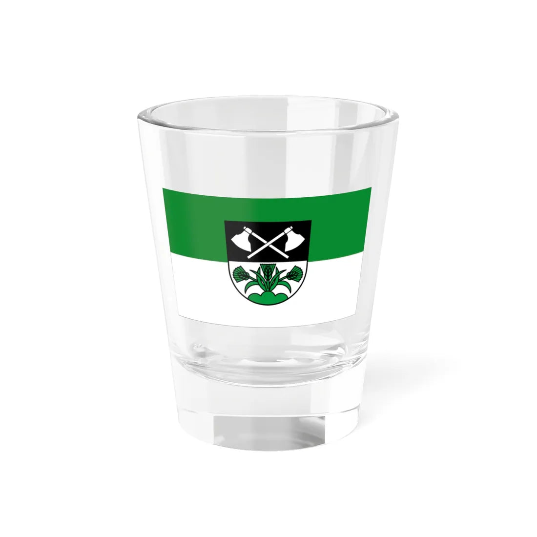 Flagge Irndorf (Germany) Shot Glass 1.5oz 1.5oz - Go Mug Yourself