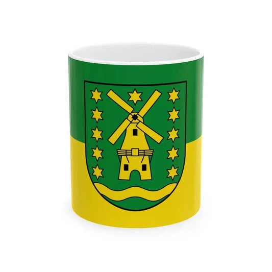Flagge Jemgum (Germany) White Coffee Mug 11oz - Go Mug Yourself