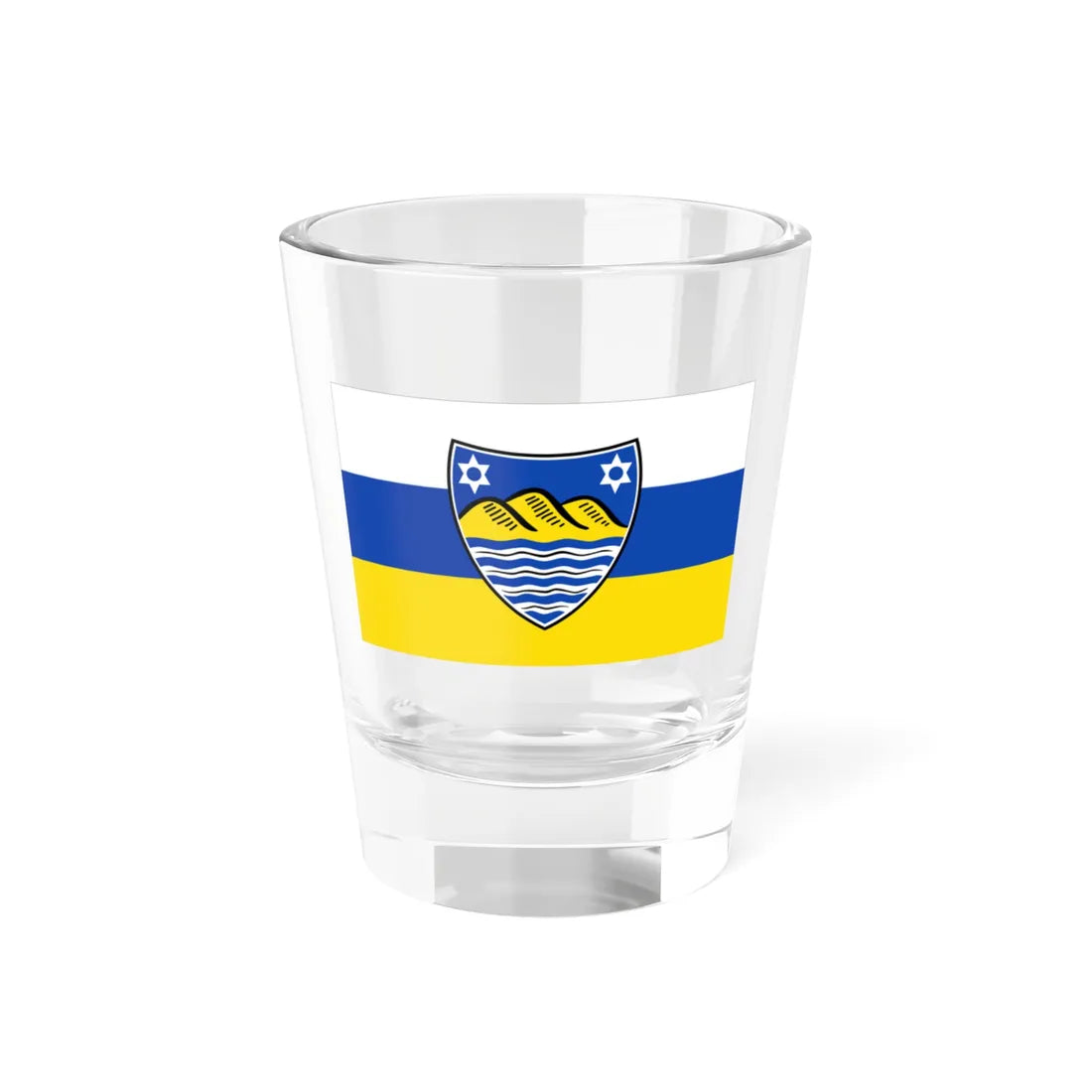 Flagge Juist (Germany) Shot Glass 1.5oz 1.5oz - Go Mug Yourself