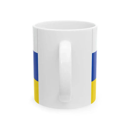 Flagge Juist (Germany) White Coffee Mug - Go Mug Yourself
