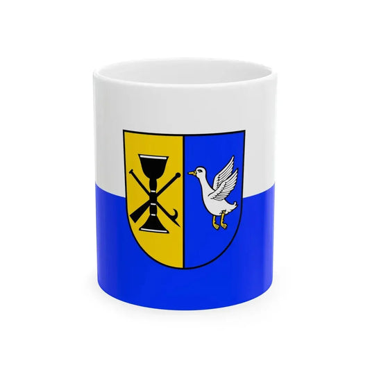 Flagge Karlsdorf-Neuthard (Germany) White Coffee Mug 11oz - Go Mug Yourself