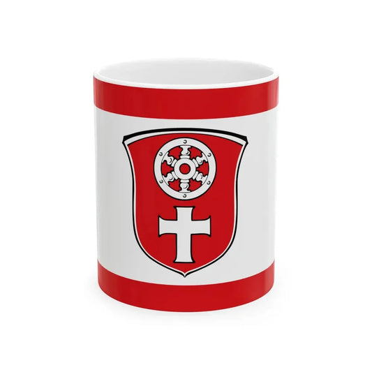 Flagge Klein-Krotzenburg (Germany) White Coffee Mug 11oz - Go Mug Yourself