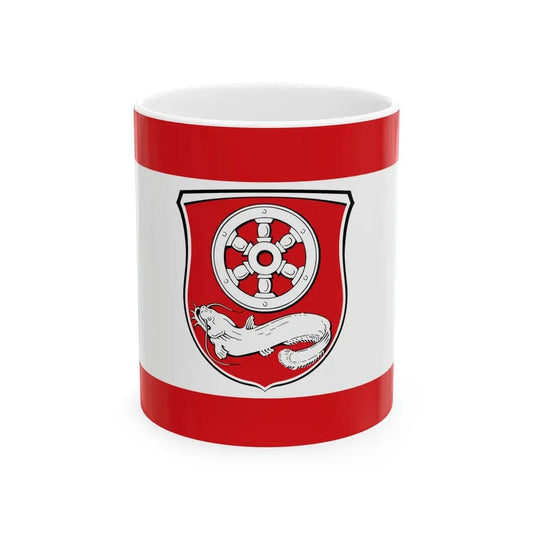 Flagge Klein-Welzheim (Germany) White Coffee Mug 11oz - Go Mug Yourself