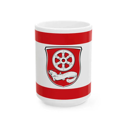 Flagge Klein-Welzheim (Germany) White Coffee Mug 15oz - Go Mug Yourself