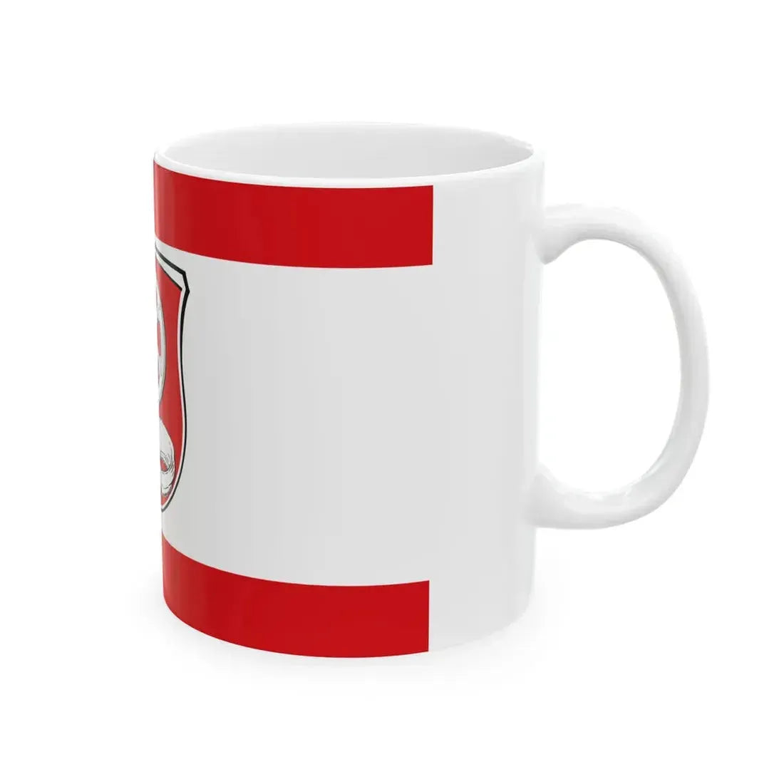 Flagge Klein-Welzheim (Germany) White Coffee Mug - Go Mug Yourself