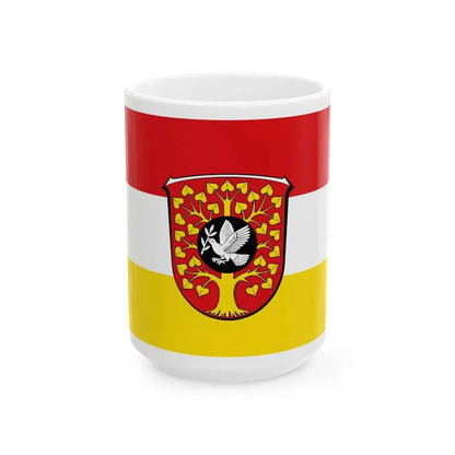 Flagge Kleingladenbach (Germany) White Coffee Mug 15oz - Go Mug Yourself