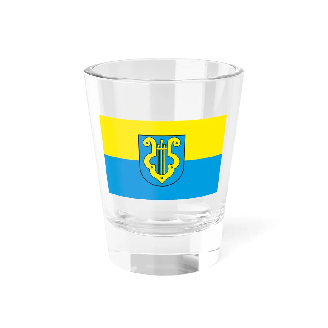 Flagge Klingenthal (Germany) Shot Glass 1.5oz 1.5oz - Go Mug Yourself