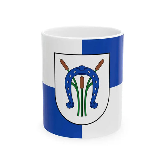 Flagge Knittelsheim (Germany) White Coffee Mug 11oz - Go Mug Yourself