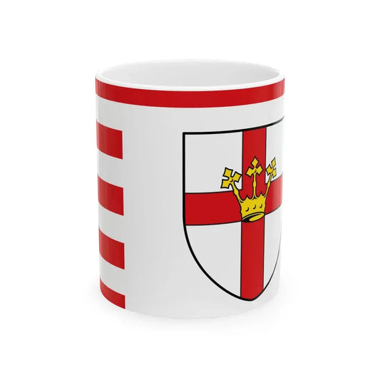 Flagge Koblenz 2 (Germany) White Coffee Mug 11oz - Go Mug Yourself