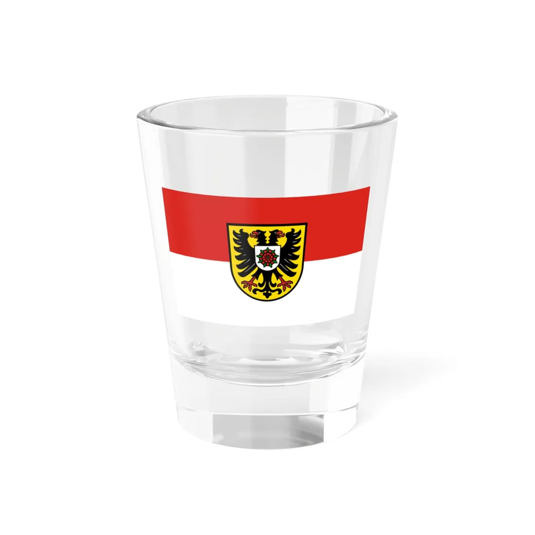 Flagge Kraichtal (Germany) Shot Glass 1.5oz 1.5oz - Go Mug Yourself