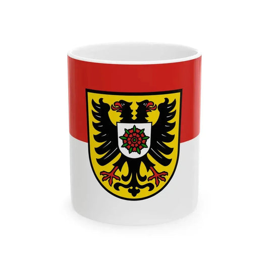 Flagge Kraichtal (Germany) White Coffee Mug 11oz - Go Mug Yourself