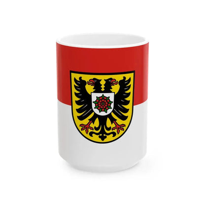 Flagge Kraichtal (Germany) White Coffee Mug 15oz - Go Mug Yourself