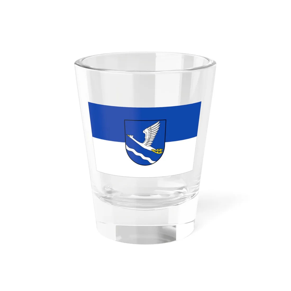 Flagge Krebeck (Germany) Shot Glass 1.5oz 1.5oz - Go Mug Yourself