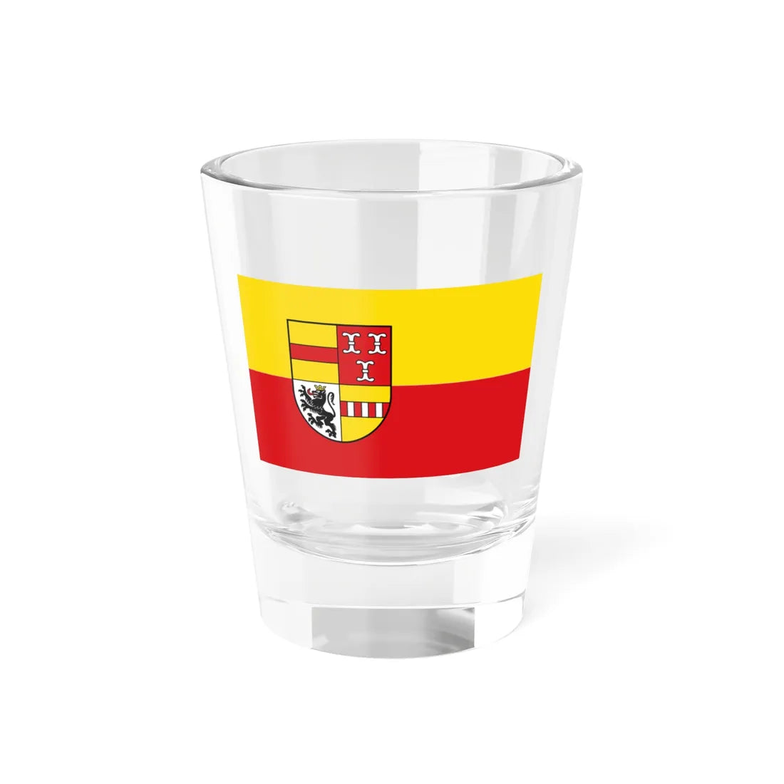 Flagge Kreis Borken 1955 (Germany) Shot Glass 1.5oz 1.5oz - Go Mug Yourself