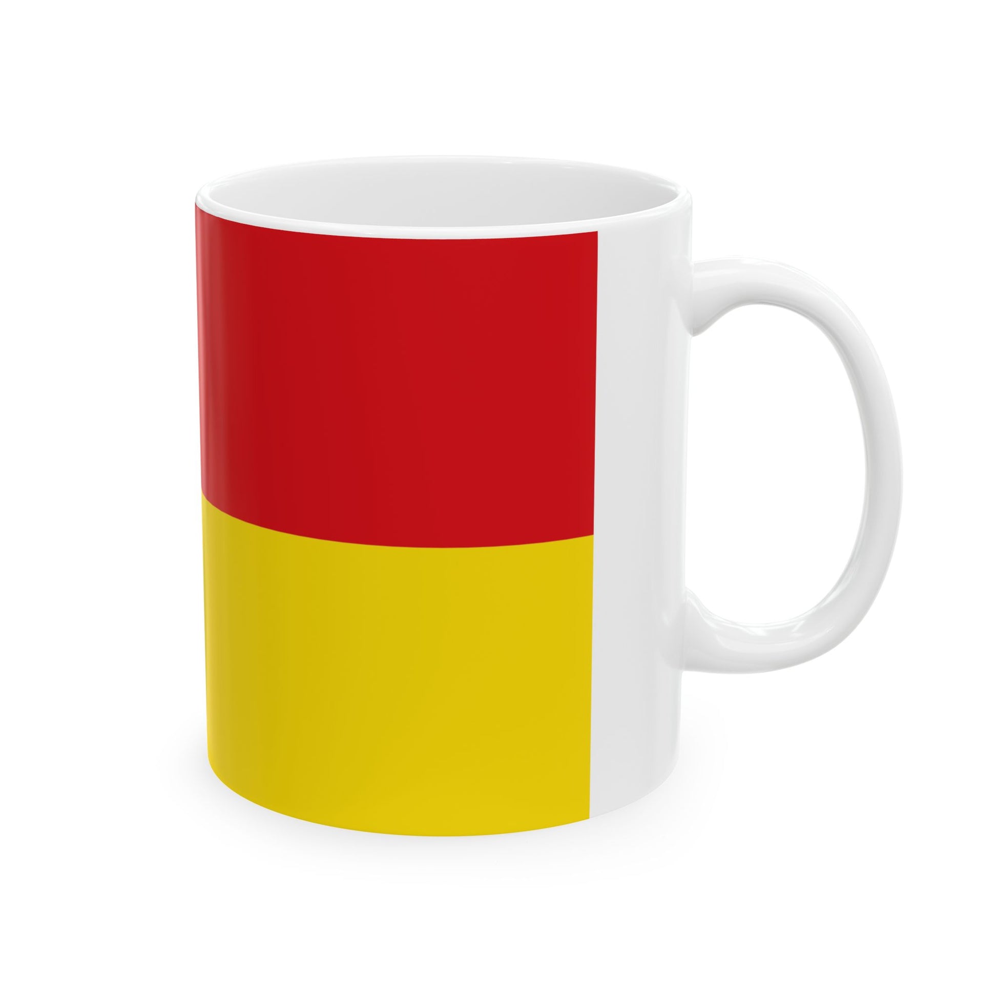 Flagge Kreis Borken 1979 (Germany) White Coffee Mug-Go Mug Yourself